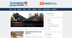 Desktop Screenshot of anonartists.com